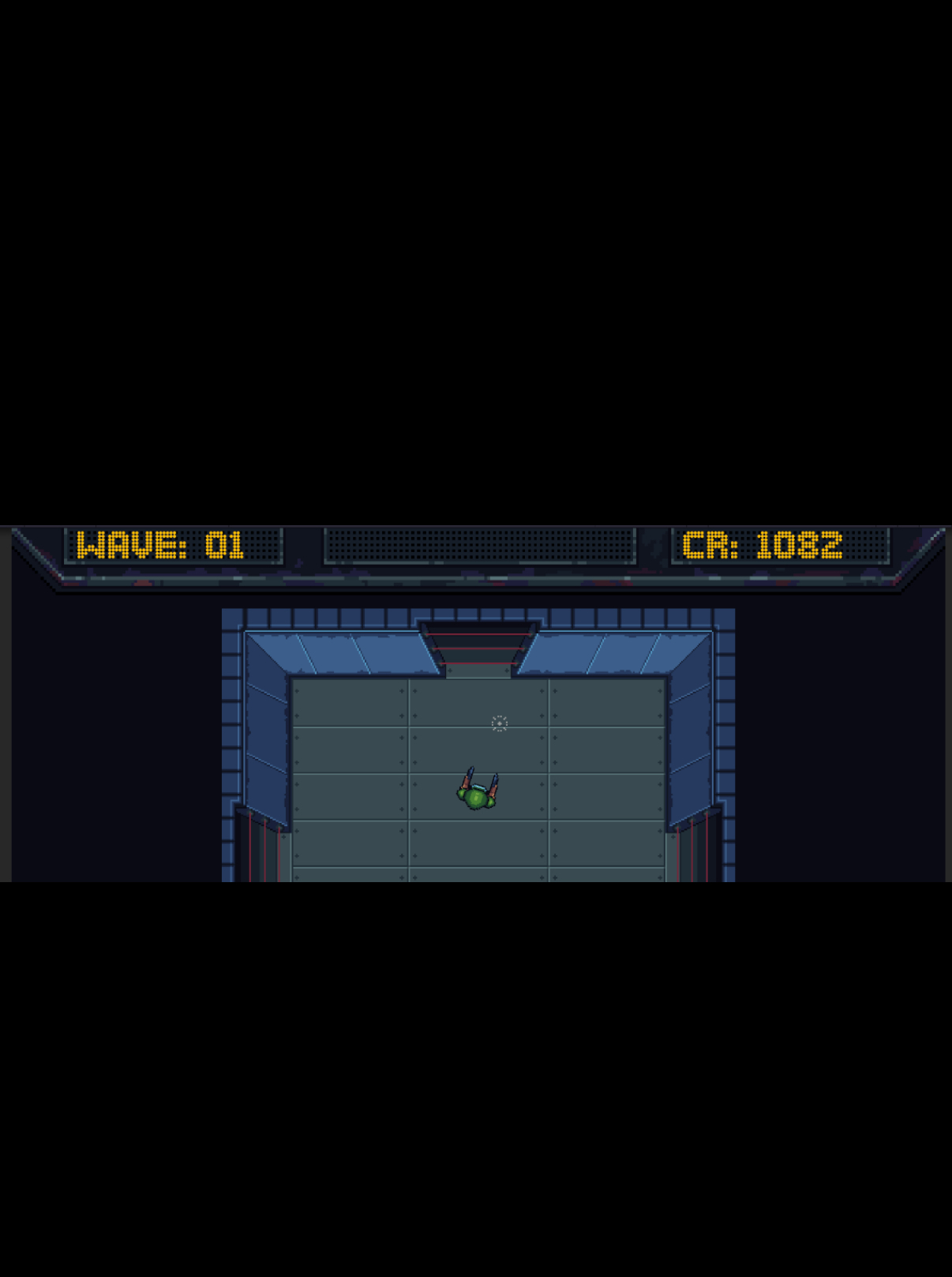 Hunter game screenshot – arena layout